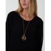 Long Sleeve Pleated Shift Dress Long Sleeve Pleated Shift Dress