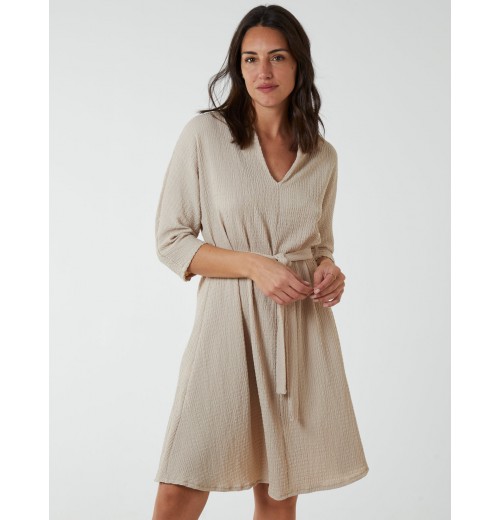 V Neck Crunchy Stitch Batwing Dress V Neck Crunchy Stitch Batwing Dress