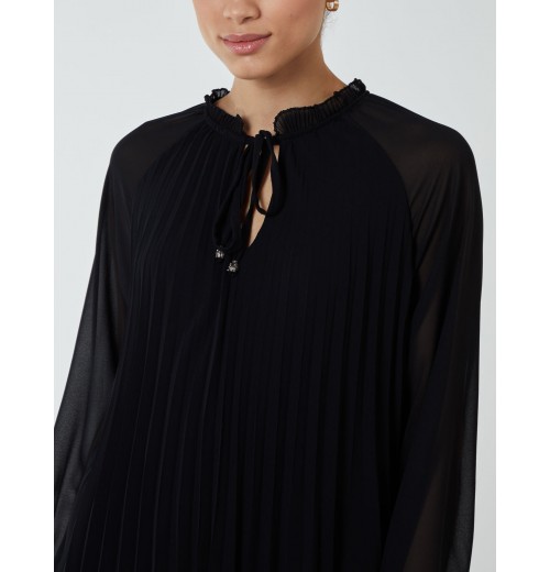 Double Pleated Key Frill Dress Double Pleated Key Frill Dress