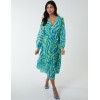 Swirl Pleated Print Dress Swirl Pleated Print Dress