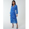 Pleated Wrap Front Dress Pleated Wrap Front Dress