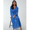 Pleated Wrap Front Dress Pleated Wrap Front Dress