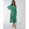 Pleated Wrap Front Dress Pleated Wrap Front Dress