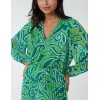 Pleated Wrap Front Dress Pleated Wrap Front Dress