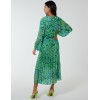 Pleated Wrap Front Dress Pleated Wrap Front Dress