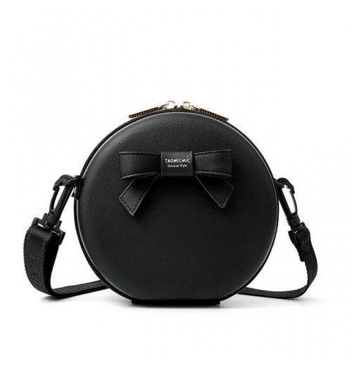 Round Leather Shoulder Bag Round Leather Shoulder Bag