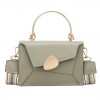Teal Color Leather Handbag Teal Color Leather Handbag