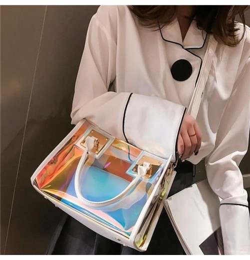 Transparent Holographic Crossbody Bag Transparent Holographic Crossbody Bag