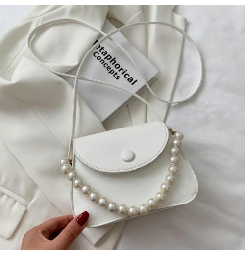 Pearl Beaded Crossbody Bag Pearl Beaded Crossbody Bag