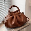 Dark Brown Leather Shoulder Bag Dark Brown Leather Shoulder Bag
