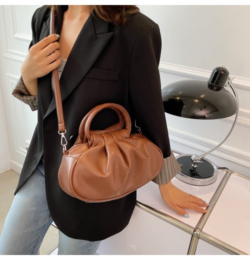 Dark Brown Leather Shoulder Bag Dark Brown Leather Shoulder Bag