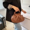 Dark Brown Leather Shoulder Bag Dark Brown Leather Shoulder Bag