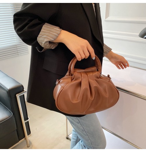 Dark Brown Leather Shoulder Bag Dark Brown Leather Shoulder Bag
