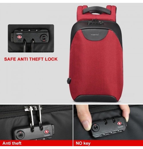 Locking Backpack With USB Charger Locking Backpack With USB Charger