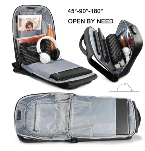 Locking Backpack With USB Charger Locking Backpack With USB Charger
