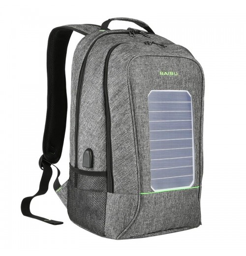 Outdoor Charging Backpack USB Port With Solar Panel Outdoor Charging Backpack USB Port With Solar Panel