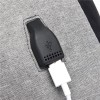 USB Charger Grey Backpack USB Charger Grey Backpack