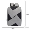 USB Charger Grey Backpack USB Charger Grey Backpack