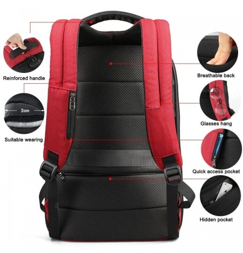 Locking Backpack With USB Charger Locking Backpack With USB Charger