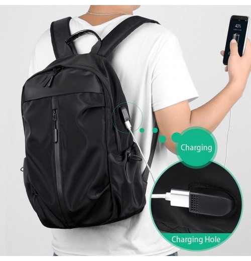 Lightweight Backpack With USB Charger Lightweight Backpack With USB Charger