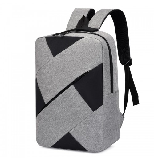 USB Charger Grey Backpack USB Charger Grey Backpack