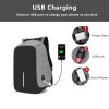 Anti Theft Waterproof Backpack With USB Charging Port Anti Theft Waterproof Backpack With USB Charging Port