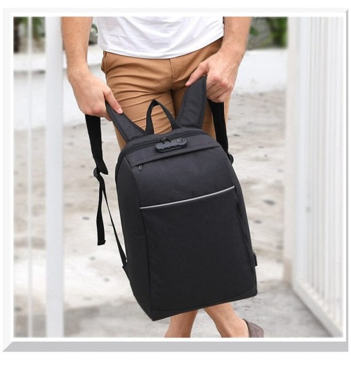 Laptop Backpack With USB Charging Port And Lock Laptop Backpack With USB Charging Port And Lock