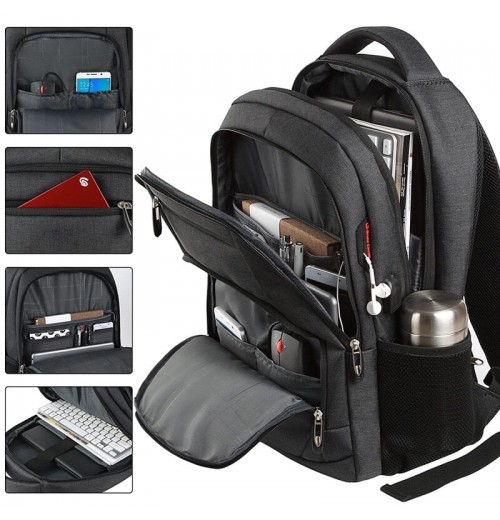 Multi-space Men's Travel Laptop Backpack With USB Multi-space Men's Travel Laptop Backpack With USB