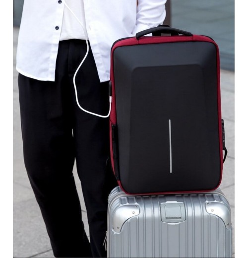 Anti Theft Waterproof Backpack With USB Charger Anti Theft Waterproof Backpack With USB Charger