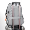 Backpack For Men Grey USB Charger Backpack For Men Grey USB Charger