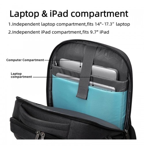 Business Laptop Backpack With USB 17-inch Business Laptop Backpack With USB 17-inch