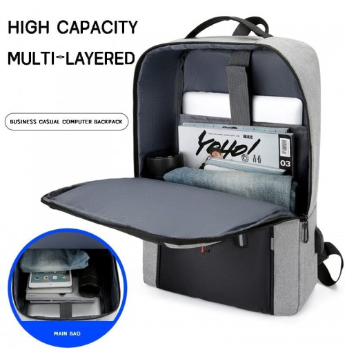 Mens Backpack With USB Charger Mens Backpack With USB Charger